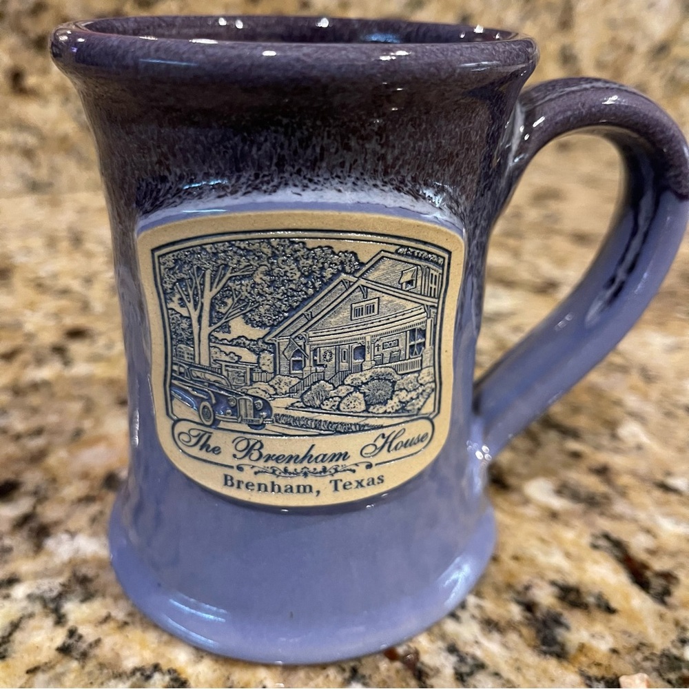 The Brenham House Deneen Pottery Hand Thrown Mug 2014 Brenham Texas